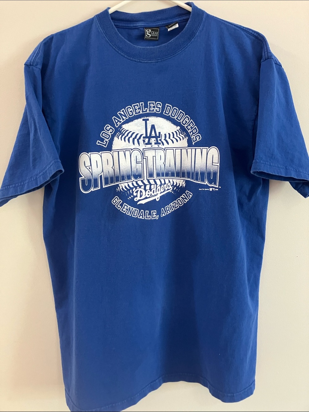 Royal Blue Spring Training T-Shirt. Men’s large